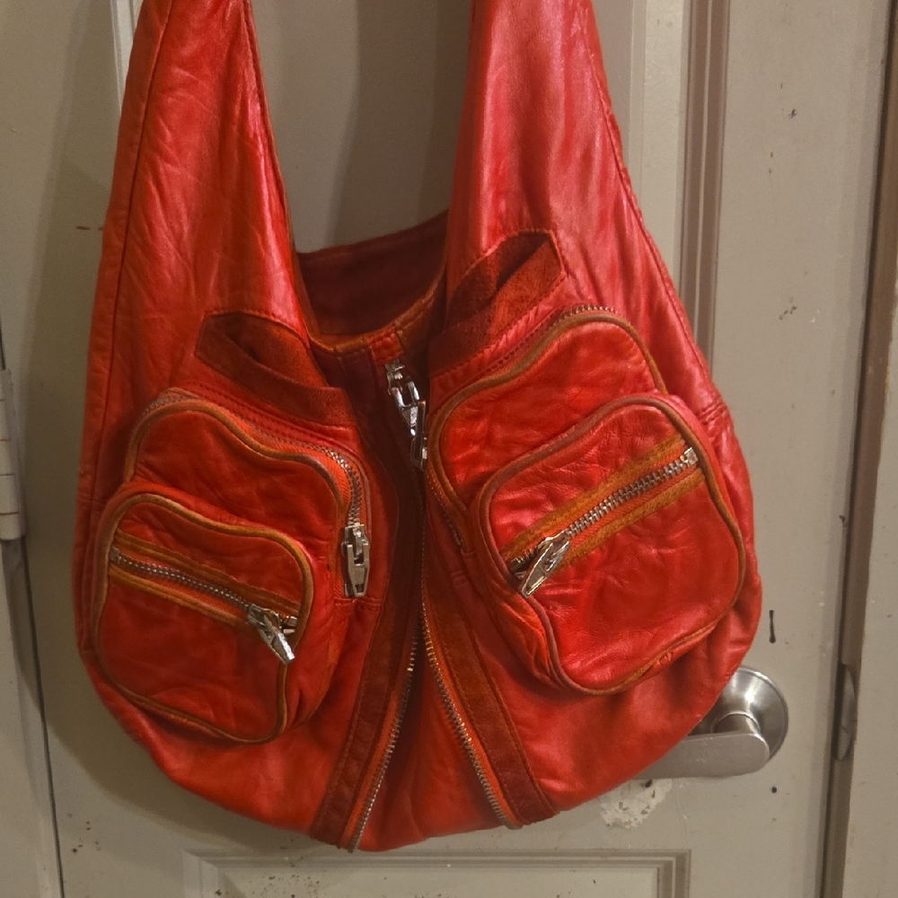 Alexanxer WANG HOBO LEATHER BAG